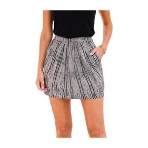 L'AGENCE Mini Skirt Womens Size 2 Stella Bubble Zip Up‎ NEW